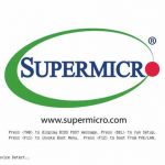Supernicro X11SSQ-O – BIOS Splash Screen