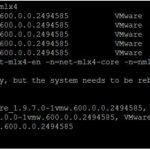 2 node flash vSAN – Remove existing Mellanox drivers