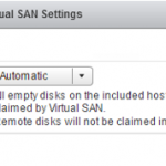 2 node flash vSAN – change virtual disks to automatic verification