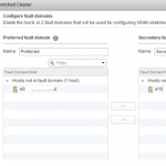 2 node flash vSAN – fault domains defined