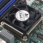 Intel Xeon D-1528 heatsink shot