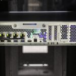 QNAP TVS-EC1280U-SAS-RP – Rear in Rack