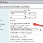 VMware vSAN – create a VM step 5 storage vSAN consumption
