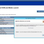 Dell PowerEdge C6220 Virtual KVM – Java Application Blocked