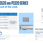 Intel DC P3320 and DC P3520 Initial Performance Claims