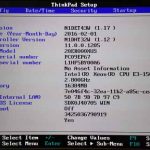 Lenovo ThinkPad P70 – BIOS