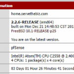 pfSense SG-4860 uptime