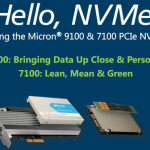 Micron 9100 and 7100 PCIe NVMe SSDs