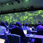 Setting up for GTC 2016 Keynote