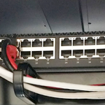 QCT QuantaMesh T3048-LY9 front in rack initial installation