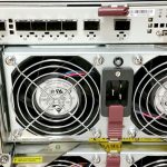 Supermicro SMB-XEM-X10SM in SuperBlade chassis close up