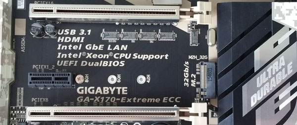 Gigabyte X170 Extreme ECC - Product
