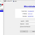 Supermicro 3U MicroBlade IPMIview Management – CMM Login
