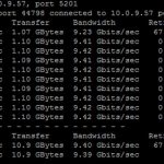 Supermicro MicroBlade iperf3 through external infrastructure