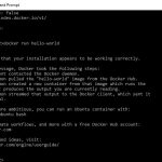 Docker for Windows run hello-world