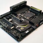 MSI X99A Workstation motherboard – Angle