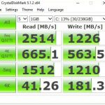 MSI X99A Workstation motherboard – CrystalDiskMark
