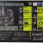 MSI X99A Workstation motherboard – Retail Box Back