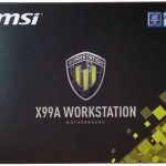 MSI X99A Workstation motherboard – Retail Box Front
