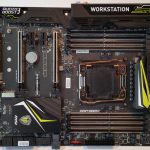 MSI X99A Workstation motherboard – Top