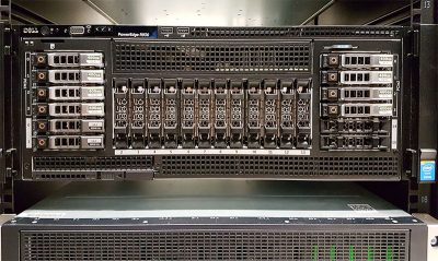Dell PowerEdge R930 Front in Rack