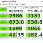 ASUS X99 E 10G WS Workstation CrystalDiskMark