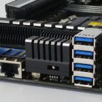 ASUS X99 E 10G WS Workstation Motherboard Back IO Ports