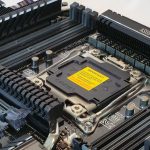 ASUS X99 E 10G WS Workstation Motherboard Socket Area