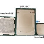 Broadwell EP LGA 2647 Broadwell DE Package Size Comparison