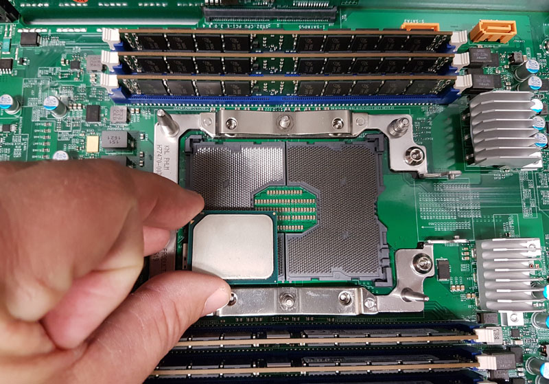 Intel Xeon D Broadwell DE Package Over A LGA 3647 Socket
