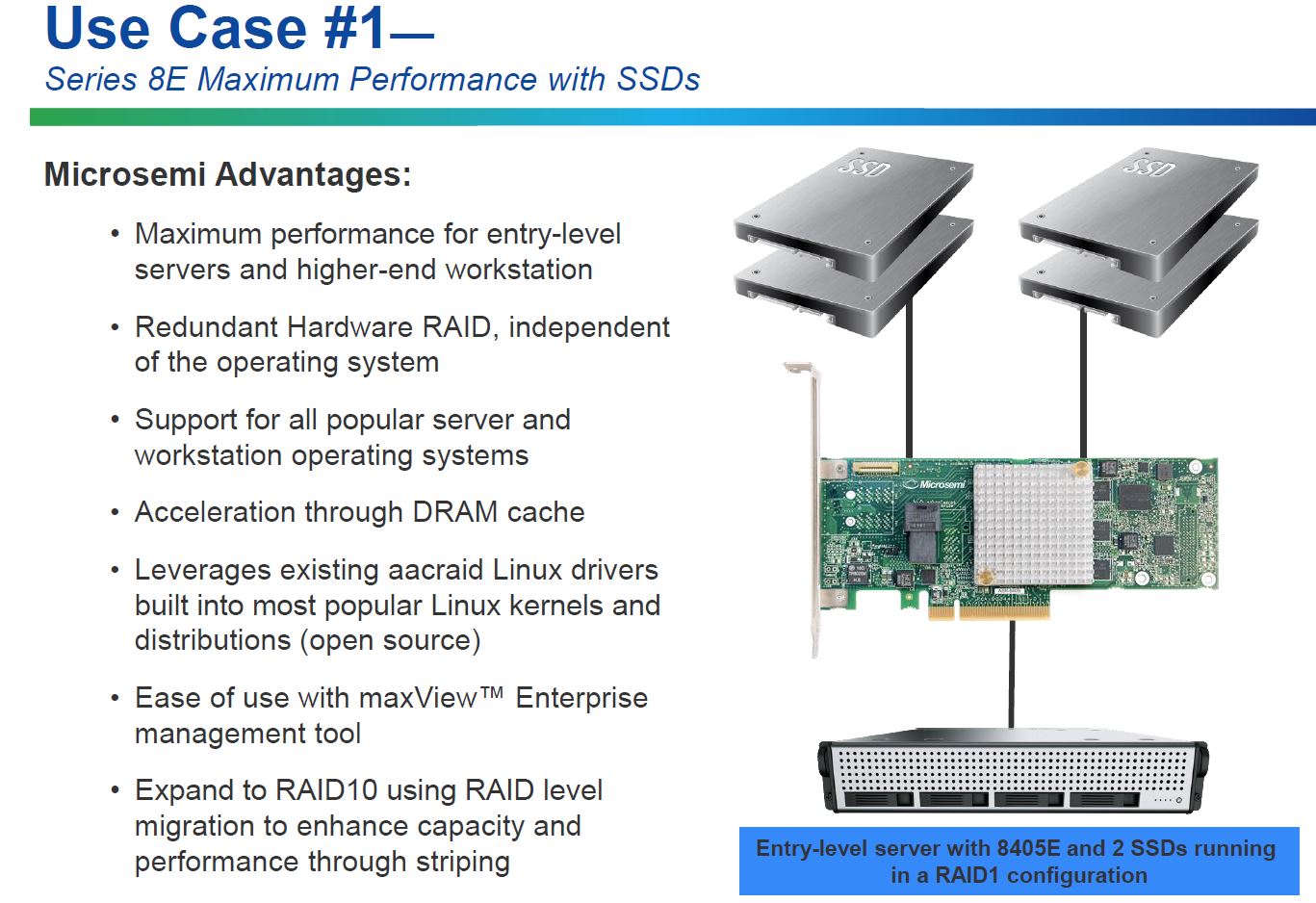 Microsemi 8 Series Adapters Overview