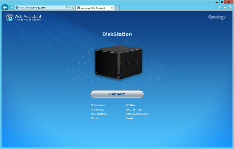 Synology DS916 Connect