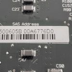 Example LSI SAS3008 SAS Address Sticker