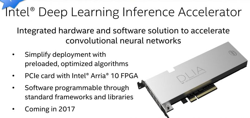 Intel Deep Learning Inference Accelerator Coming 2017 SC16