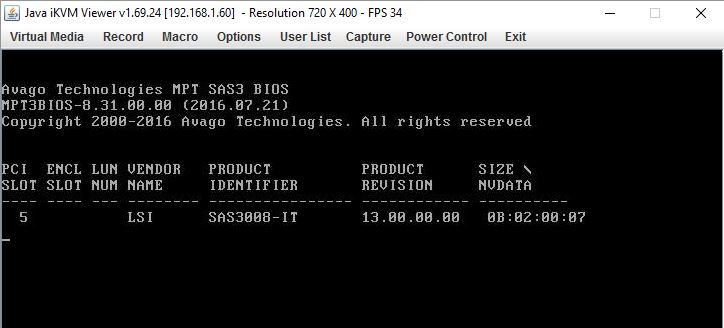 LSI SAS 3008 IT Mode BIOS