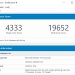 Lenovo ThinkStation P410 Geekbench 4 CPU
