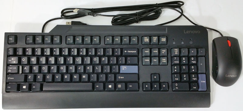 Lenovo ThinkStation P410 Keyboard Mouse - ServeTheHome