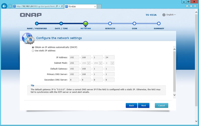 QNAP TS 453A Installation 11