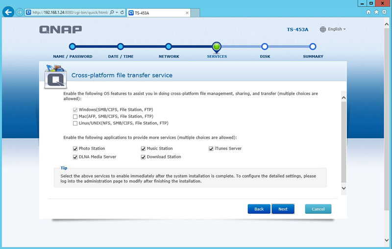 QNAP TS 453A Installation 12