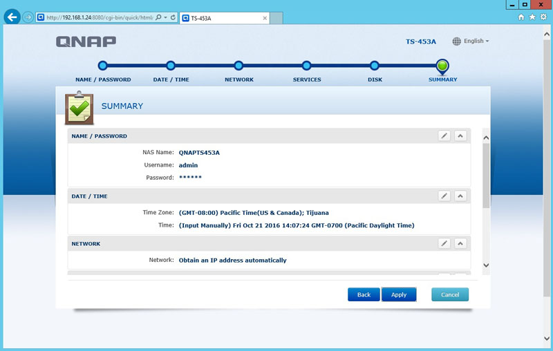 QNAP TS 453A Installation 14