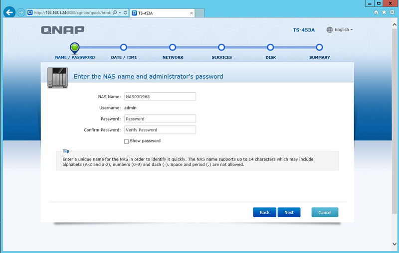 QNAP TS 453A Installation 9