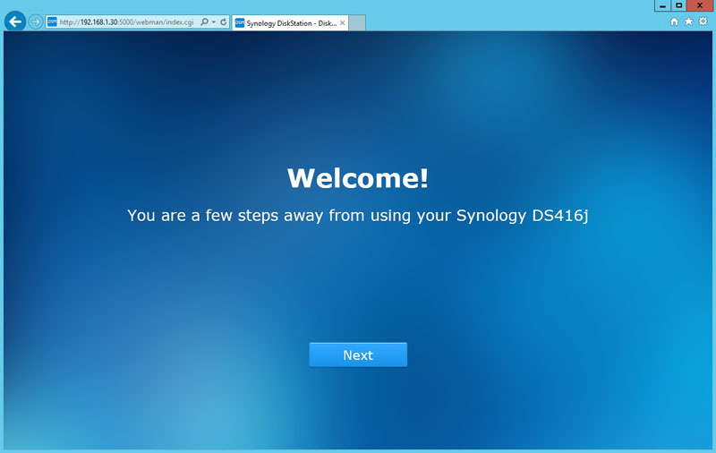 Synology DS416j Installation 2