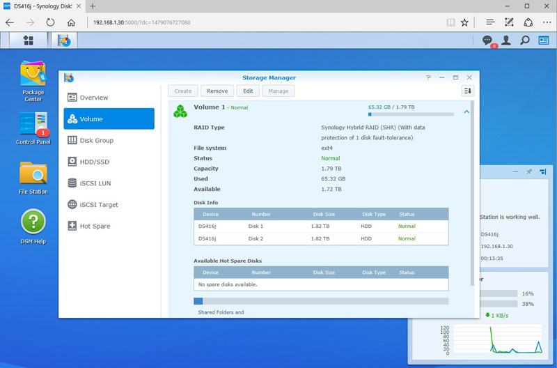 Synology DS416j Installation 9