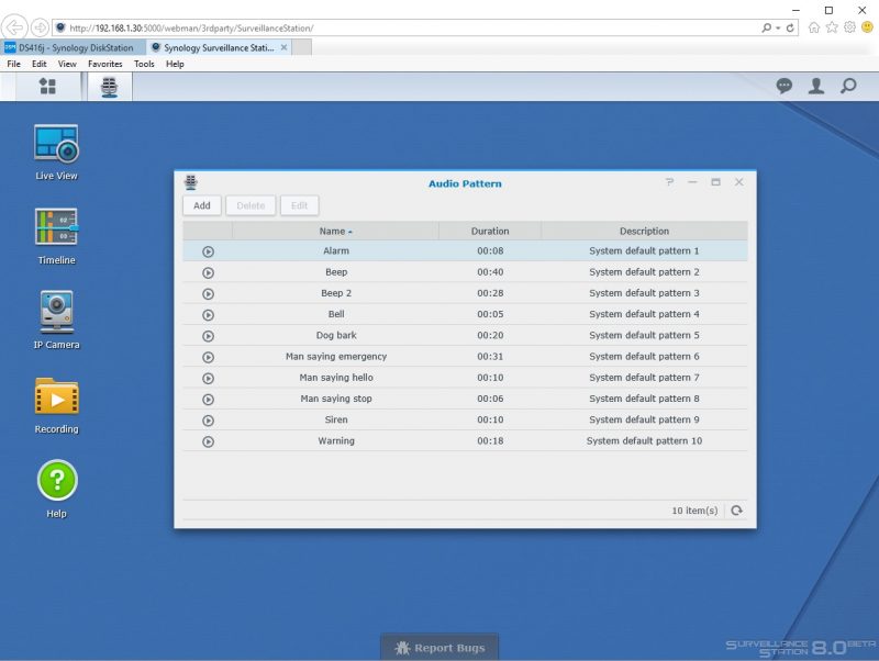 Synology DS416j Surveillance Station 16