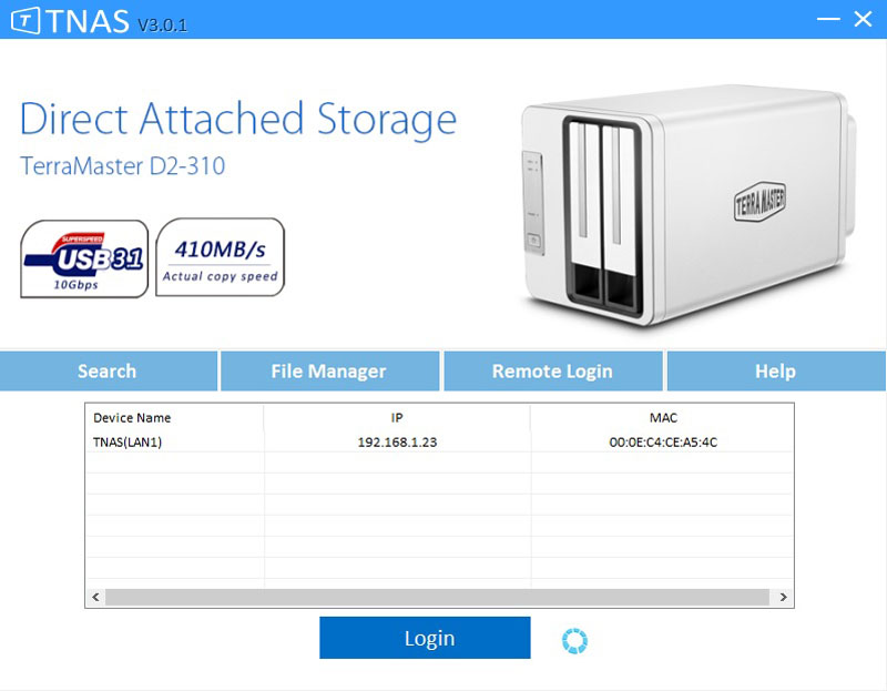 TerraMaster F2 220 TNAS