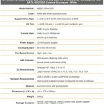 IcyDock Quad Bay MB561U3S 4S R1 Specifications