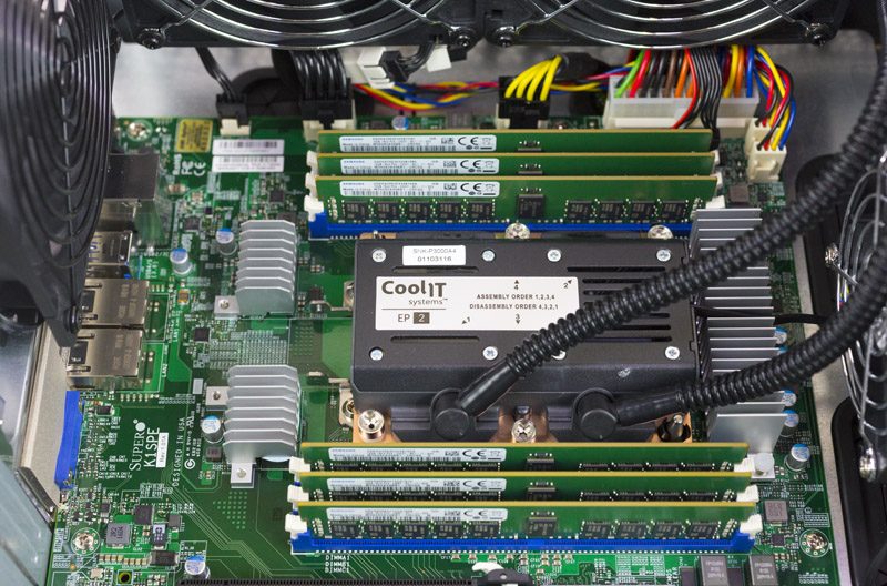 Supermicro SYS 5038K I ES1 CoolIT Systems And RAM