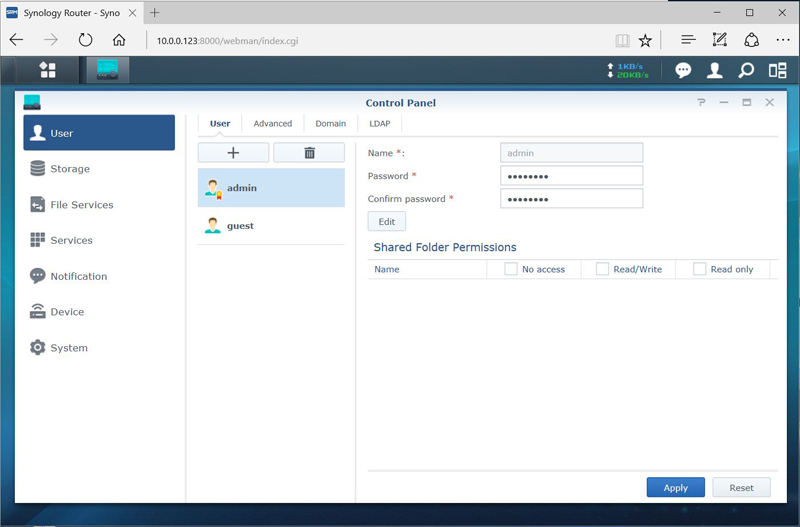 Synology RT2600ac SRM #8