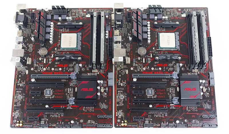 AMD Ryzen 7 1700 And Ryzen 7 1700X Twin Test Platforms