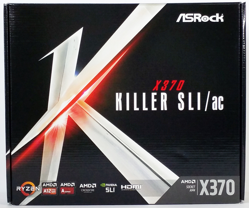 ASRock X370 KILLER SLIac Retail Box Front